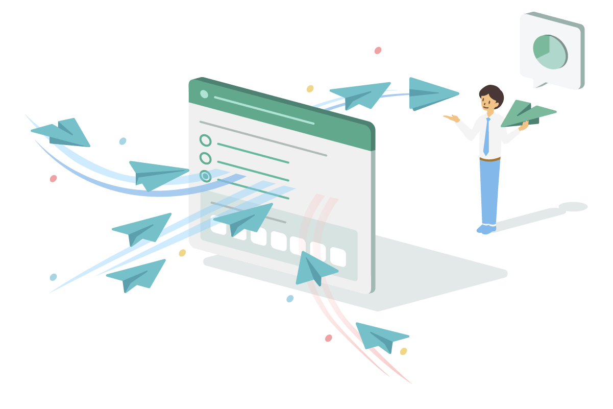 アンケート作成機能のイメージ画像